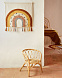 Tadea Настенный гобелен 100 % хлопок с многоцветным радужным рисунком 60 x 52 см