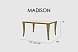 Стол обеденный Madison BRONZE 220х100