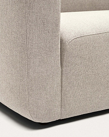 Neom Одноместный диван с задним модулем бежевого цвета 169 см