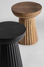 Деревянный столик Plisse черный