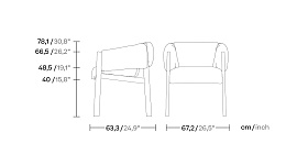 Кресло Plumon KSA801200