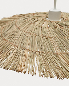 Потолочный плафон Gualta из натурального волокна с натуральной отделкой, 50 см