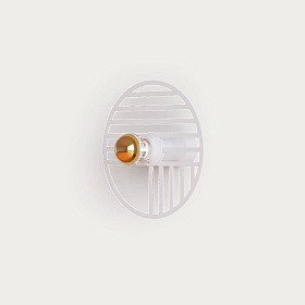 Настенный светильник Line с цоколем 10 см белый