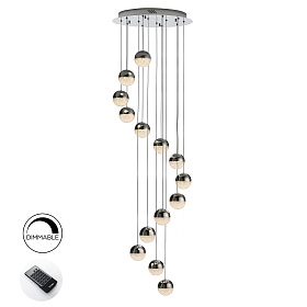 Подвесной светильник Sphere LED 14L Ø51 DIM BLUETOOTH хром