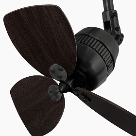 Потолочный вентилятор Vedra темно-коричневого цвета