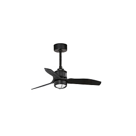 Матовый черный вентилятор Just Fan XS LED DC 81см SMART