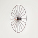Бра Wheel 60 cm черный + цоколь 10 cm черный