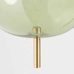 Подвесной светильник Micah зелено-золотой 33410