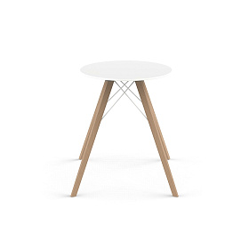 Обеденный стол из дерева Faz ø60x74