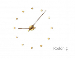 Настенные часы Rodon G 12 латунь-орех