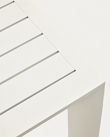 Culip Алюминиевый уличный стол с порошковым покрытием белого цвета 220 x 100 см