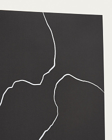 Keilani Печать на черной бумаге 42 x 56 см