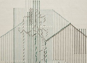 Ковер Backstitch Composition Green