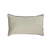 Чехол для подушки Elea из 100% льна светло-серого цвета 30 x 50 см