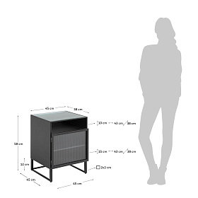 Прикроватная тумбочка Trixie 45 x 58 см