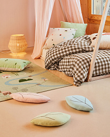 Чехол для подушки из 100% хлопка Llaru зеленого цвета 30 x 50 см