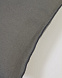 Чехол для подушки Elea из 100% льна темно-серого цвета 45 x 45 см