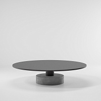 Столик центральный Roll Ø135 алюминий KS2300700