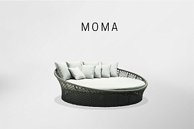 Кровать большая Moma ANTHRACITE