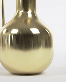 Catherine ваза из металла золотого цвета 25 см с ручкой