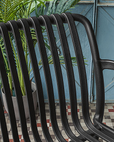 Садовый стул Isabellini в черном цвете
