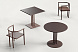 Обеденный стол Ringer Ø90 глазурь KS7700200
