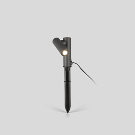 Темно-серая лампа Spy 145 на столбе  LED 6W 3000K 30°