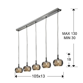 Люстра Arian 5L