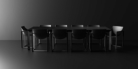 Стол обеденный Frame Aluminium прямоугольный