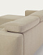 3-местный диван Singa с левым шезлонгом бежевого цвета 296 см