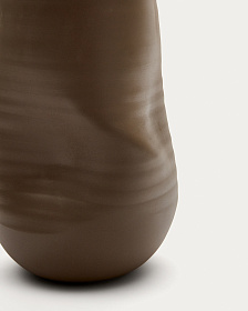 Macarelleta Темно-коричневая керамическая ваза Ø 32 см