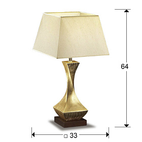 Настольная лампа Deco1L золотая