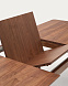 Стол раздвижной Elan из шпона и массива ореха 200 (260) x 100