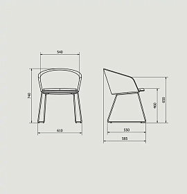 Стул Noom Light 663PTN