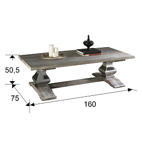 Журнальный стол Antica 160 см