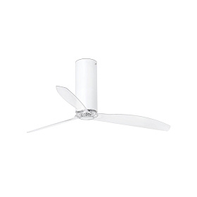 Белый/прозрачный потолочный вентилятор Tube Fan