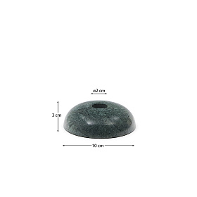 Подсвечник Sintia из зеленого мрамора 3 см