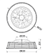 Люстра-вентилятор потолочная INDONESIA 7810