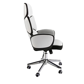 Поворотное офисное кресло 4142/MLM611467 из светло-серой ткани