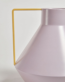 Xira Металлическая ваза розового цвета 22 см
