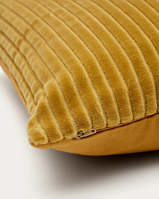 Cadenet Чехол на подушку из горчичного вельвета 45 х 45 см