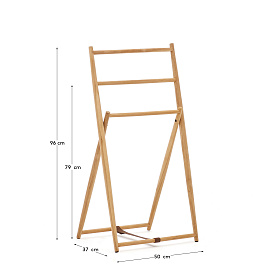 Kenta Вешалка для полотенец  из массива тикового дерева 50 x 95 см