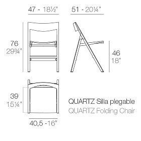 Складной стул Quartz
