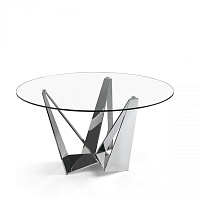 Круглый обеденный стол CT2061R /1042 стеклянный Ø150