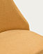 Rosie Стул из горчичной синели с ножками из массива ясеня