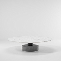 Столик центральный Roll Ø135 мрамор KS2300700