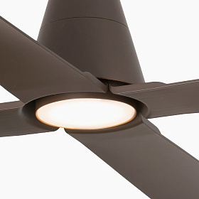 Потолочный вентилятор Typhoon LED коричневый