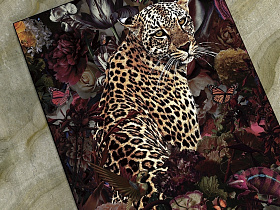 Печатная фотография на стекле Leopardo 80x120