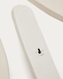 Комплект Siluna из 4 настенных панно из белого папье-маше