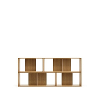 Litto набор из 4 модульных полок из шпона дуба 168 x 76 см